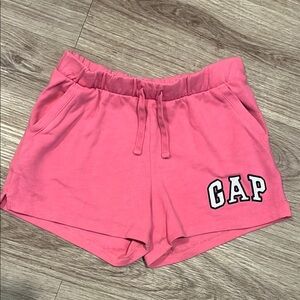GAP Pink Athletic Shorts with Drawstring Waist